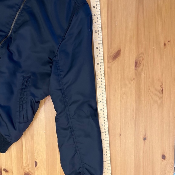 J Crew Wallace & Barnes flight bomber jacket J6845 Navy XS - Picture 11 of 13